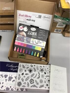 Aladine brush lettering made easy art kit brand new from HSN